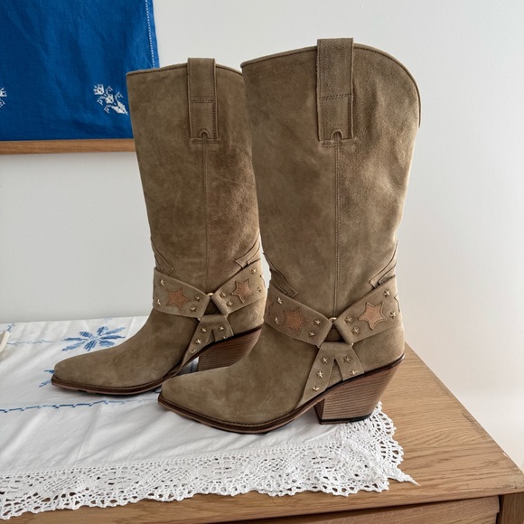 Free People Jo Ghost Houston Harness Boot 38 NWOB $598 - Picture 2 of 10